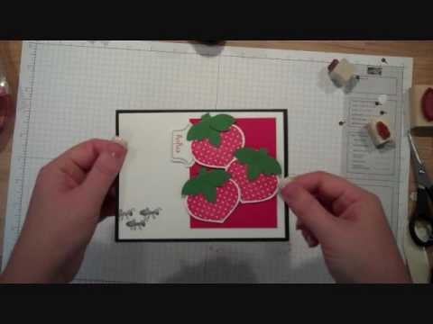 Turning Stampin' Up!'s Ornament Stamp into Strawberries