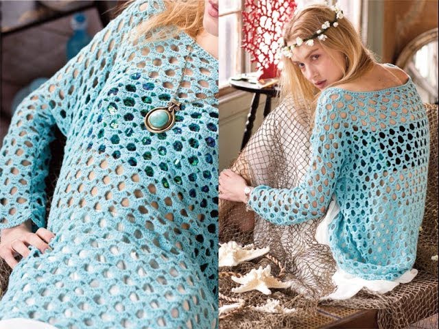 #2 Boatneck Top, Vogue Knitting Crochet 2014