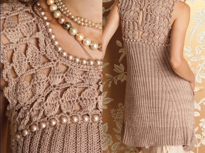 #3 Pearl Bodice Dress, Vogue Knitting Fall 2012