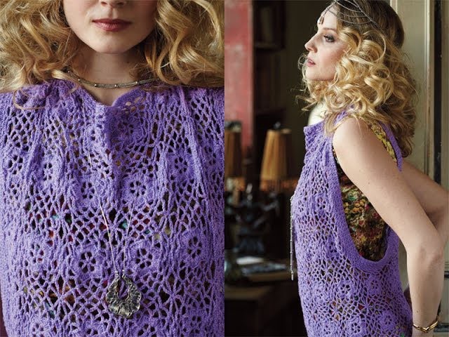 #30 Lacy Topper, Vogue Knitting Crochet 2013 Special Collector's Issue