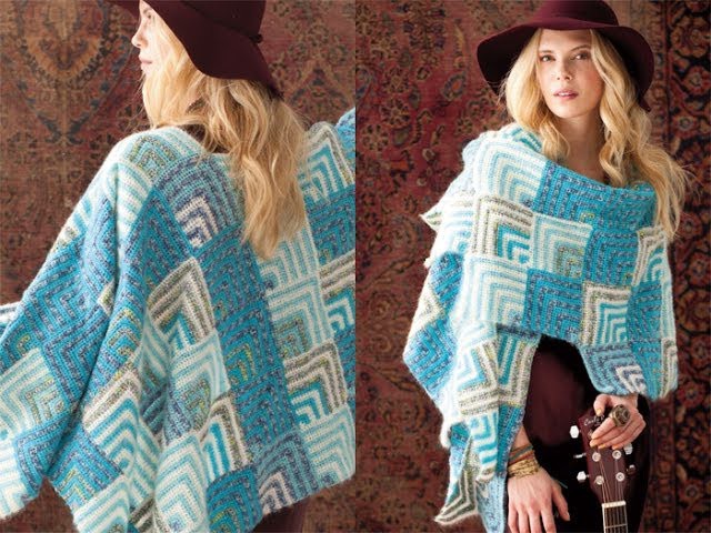 #35 Mitered Shawl, Vogue Knitting Crochet 2012
