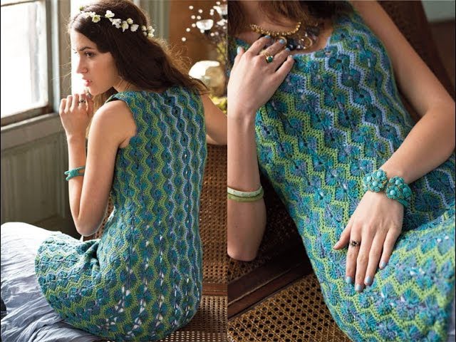 #5 Opalescent Tunic, Vogue Knitting Crochet 2014