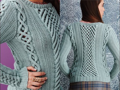 #8 Fretwork Pullover, Vogue Knitting Fall 2014