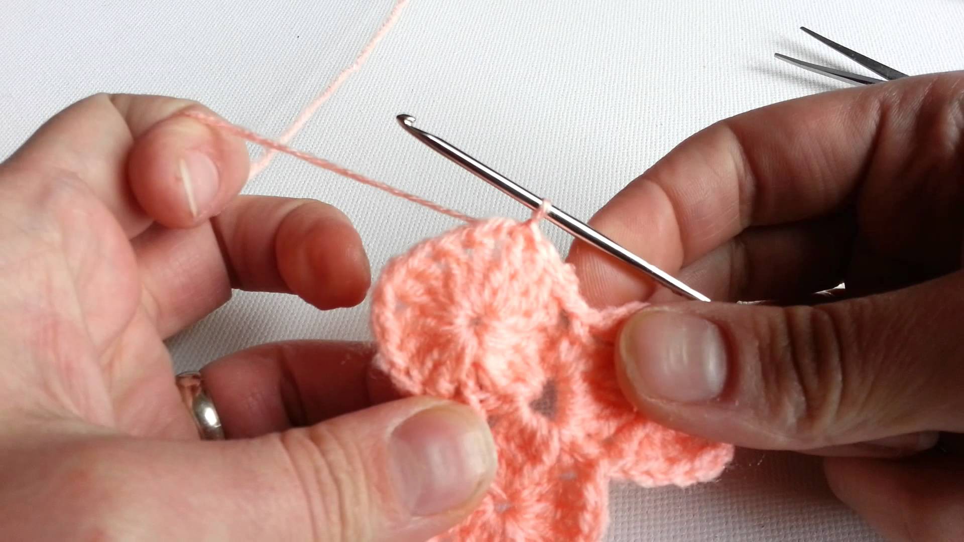 Bavarian Crochet to start the next row.