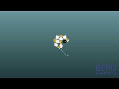 Beadanimation Beading Class _ How to mke a Earring_Square Ball Earring