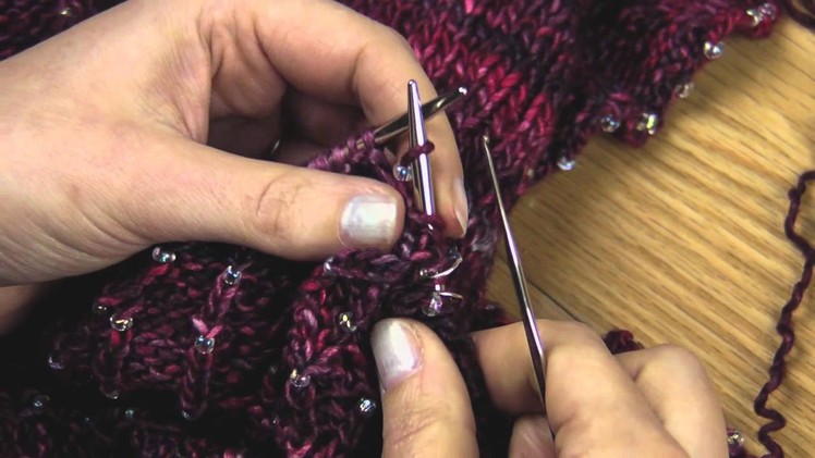 Beading a Knit Stitch
