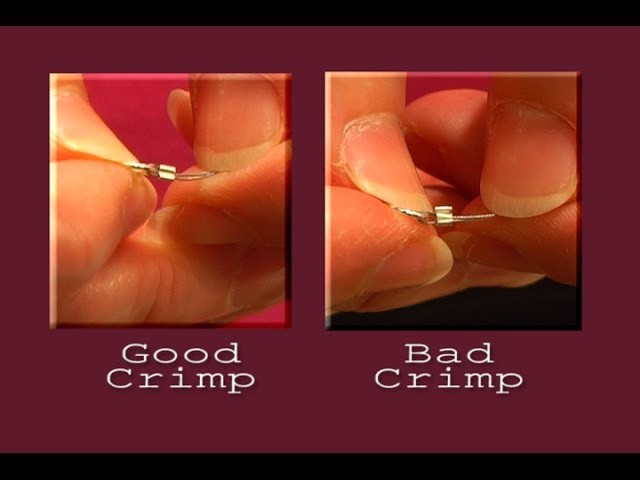Beading Instruction: 105 - Crimping a Bead Bracelet - Step 1