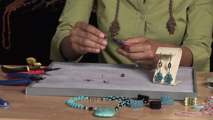 Beading Projects : How to Make Beaded Earrings