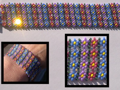 Beading4perfectionists: Stitch nr 13: Potawatomi stich (also know as daisy chain) beading tutorial