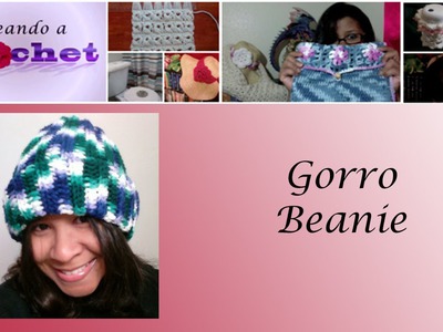 "Beanie Hat" para caballeros, damas y chicos -Tutorial de tejido crochet
