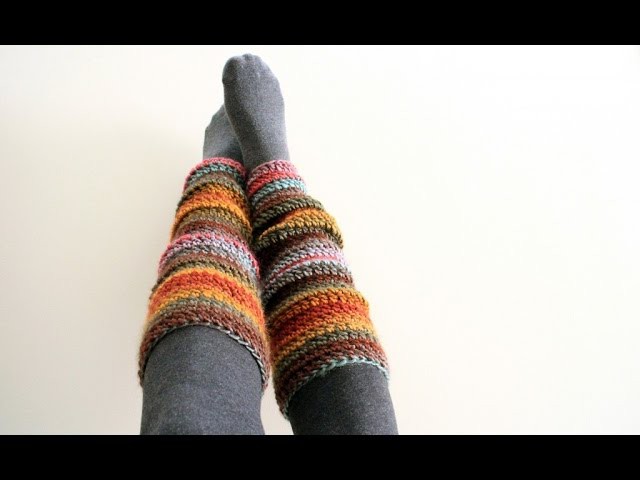 Beginner Crochet Leg Warmers Left Handed