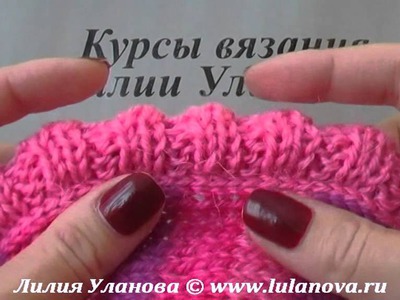 Безрукавка спицами Полосатая - 2 часть - Knitting jerkin spokes