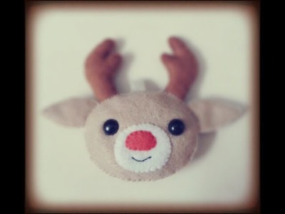 Christmas : How to make a Reindeer Plushie Tutorial