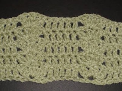 Cluster Shell and Double Crochet Combination - Blanket -Left hand Crochet Geek