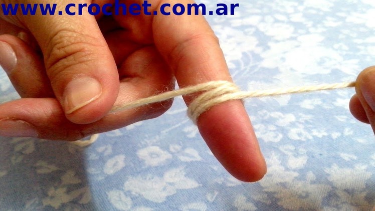 Como tejer en redondo con un anillo doble en tejido crochet tutorial paso a paso.