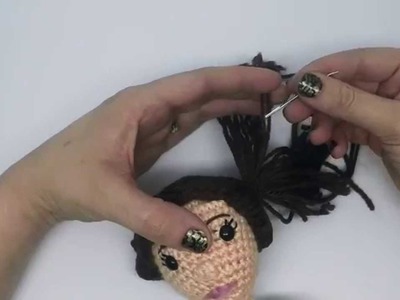 Crochet Amigurumi HAIR tutorial with CraftyisCool AmiguruME