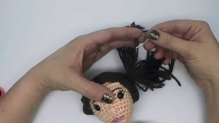 Crochet Amigurumi HAIR tutorial with CraftyisCool AmiguruME