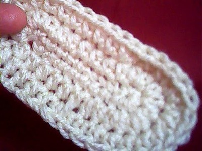 Crochet Baby Booties Sole
