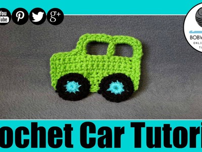 Crochet Car Applique Tutorial