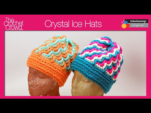 Crochet Crystal Ice Hats Tutorial