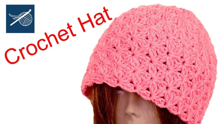 Crochet Lefty Blossom Beanie Hat - How to Make Crochet Geek