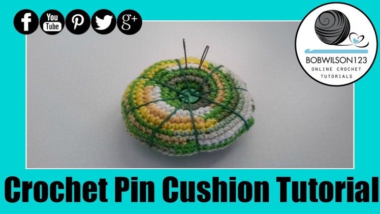 Crochet Pin Cushion Tutorial - Whip it up Wednesday