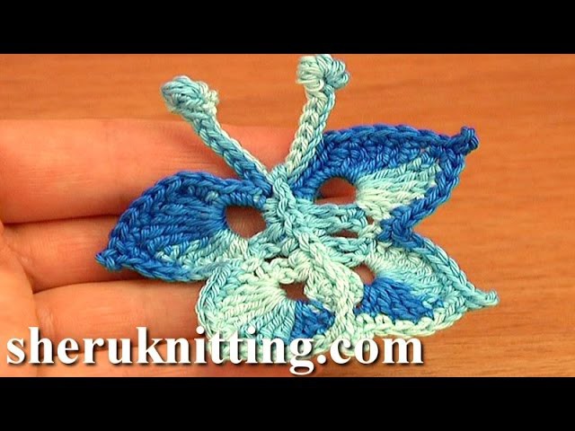 Crochet Small Butterfly Tutorial 15 Free Crochet Butterfly Patterns