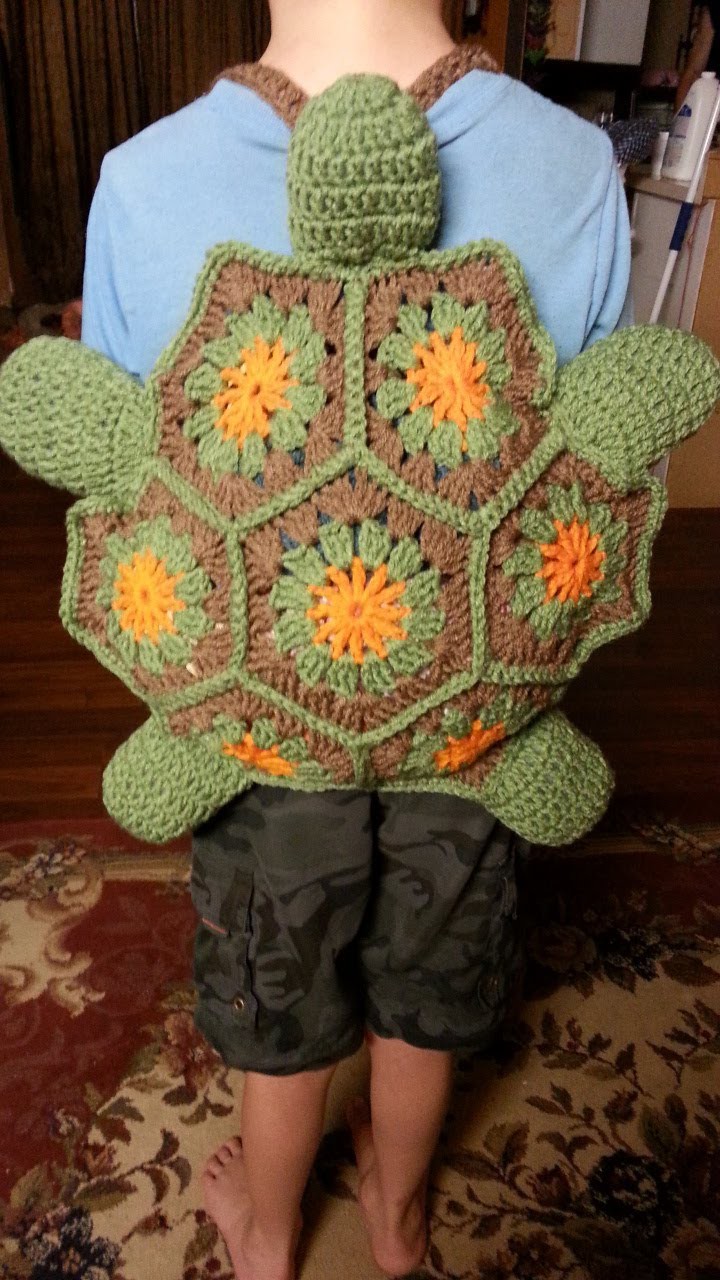 #Crochet Turtle Backpack #TUTORIAL crochet animals DIY backpack Fun crochet