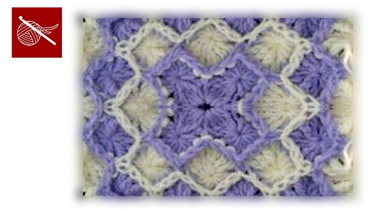 Crochet Wheel Stitch Square Part 2 - Bavarian Crochet Crochet Geek
