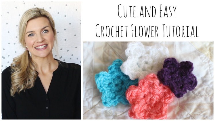 Cute Easy Crochet Flower Tutorial