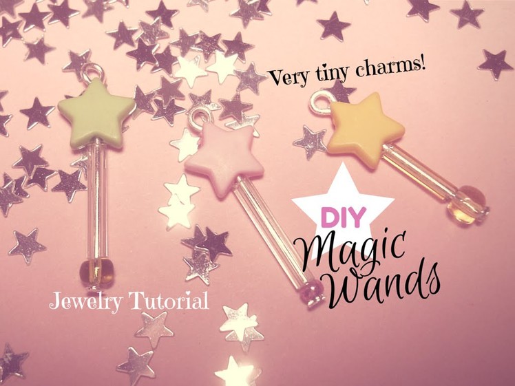 DIY Magic Wand Charms with Beads ☆ Bacchette Magiche con le Perline ✧ Jewelry Tutorial