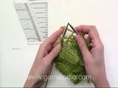 DROPS Knitting Tutorial: How to knit chart A.1 in DROPS 150-12