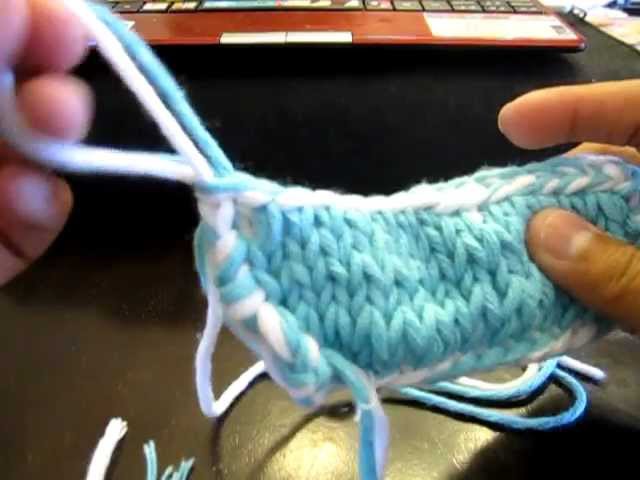 การถัก Double Knitting