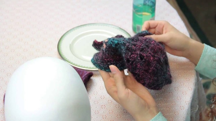 How to Block a Knit Hat : Knitting Techniques