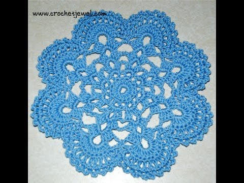 How to Crochet a doily Part II