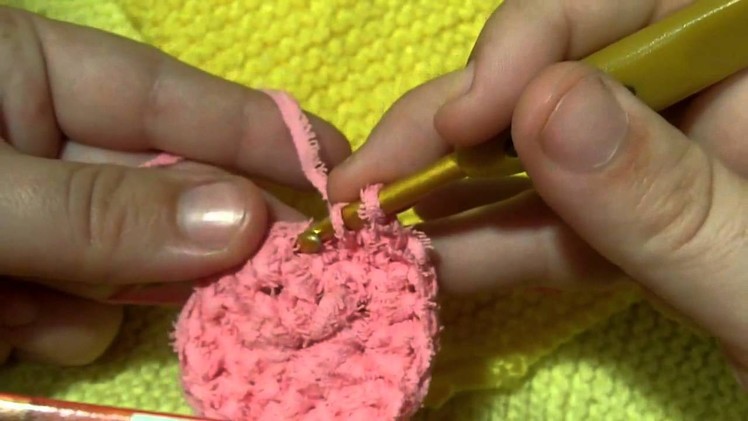 How to Crochet a Flower Face Scrubbie