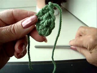 How to crochet a leaf, flower, headband