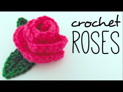 How to crochet a ROSE - so easy!
