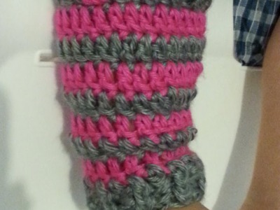 How to - Crochet Baby Leg Warmers #TUTORIAL (crochet) (how to)
