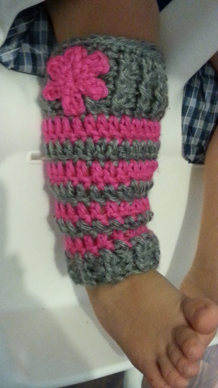 How to - Crochet Baby Leg Warmers #TUTORIAL (crochet) (how to)