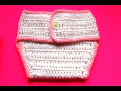 How to #crochet basic diaper cover