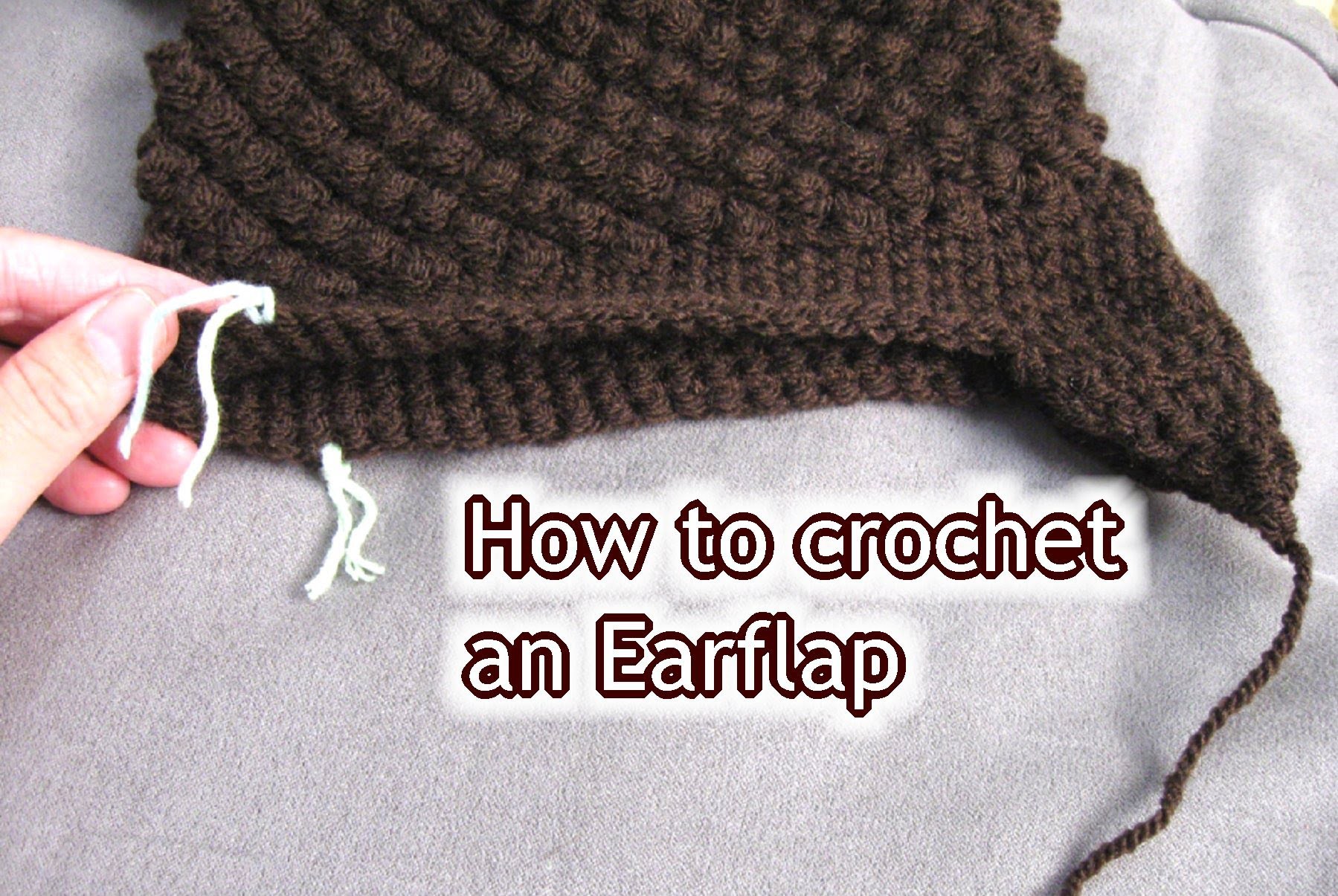 How to Crochet Ear Flaps onto a Hat - Crochet Tutorial