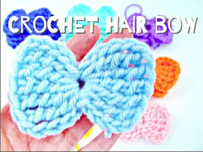 How to: Crochet Hair Bow (Simple and Easy!)