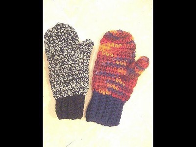 How to crochet mittens