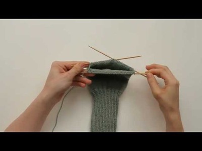 How to Knit a Sock: Heel Flap (1 of 3)