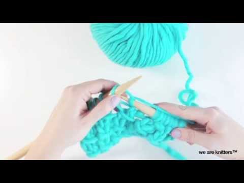 How to knit Bamboo stitch | We Are Knitters