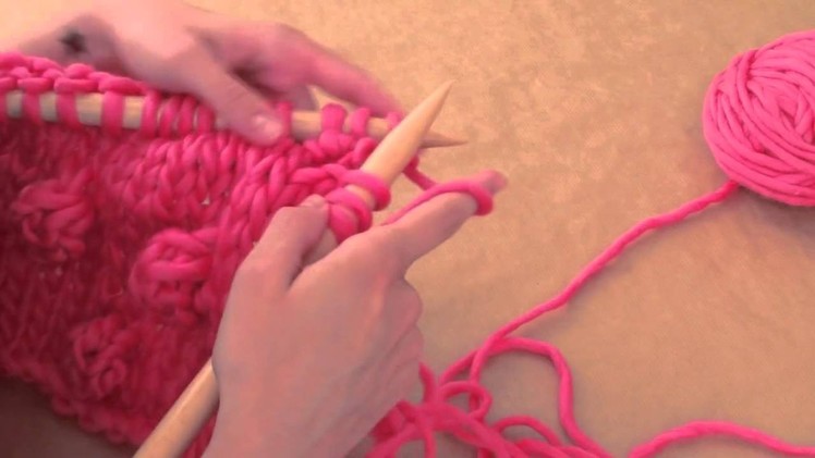 How to knit bobbles | We Are Knitters