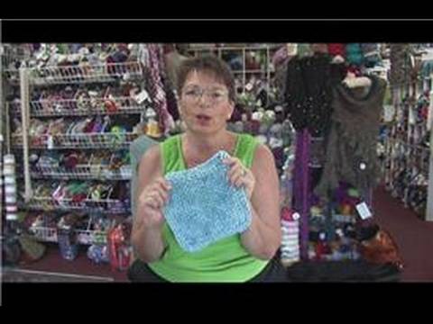 How to Knit : How to Knit a Washcloth for a Baby