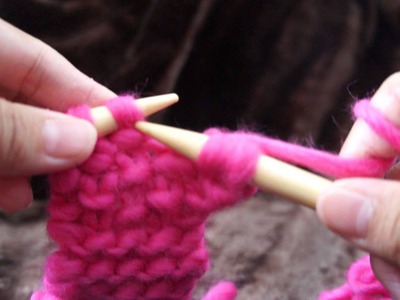 How to knit Moss stitch(Seed stitch) การถักนิตติ้งลายม๊อสหรือซี๊ด สติทช