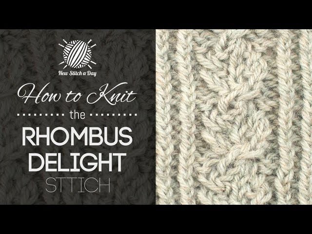 How to Knit the Rhombus Delight Cable Stitch